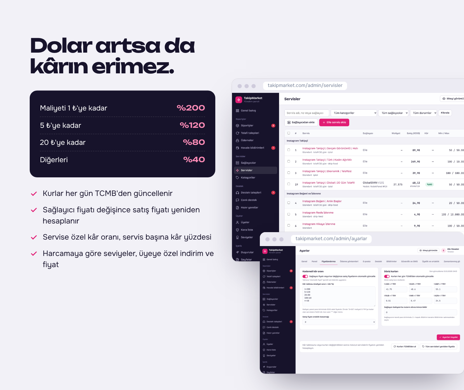 📈 PanelPro SMM Panel Scripti | Sağlayıcı API, Otomatik Fiyat, Bayilik ...